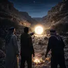 كرة النور التي نزلت من الجبل