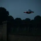 شاهدت طبقاً طائراً فوق مقبرة يهودية