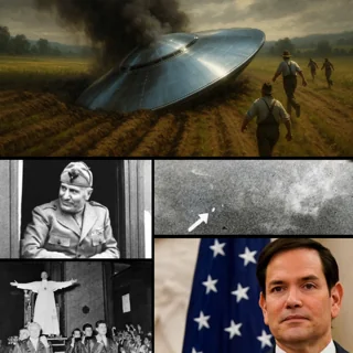 مواجهة مع أطباق طائرة في إيطاليا