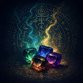 خصائص سحرية  في الأحجار الكريمة