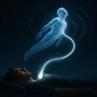 الحبل الفضي - الذي يربط الروح بالجسد - الخروج من الجسد والإسقاط النجمي