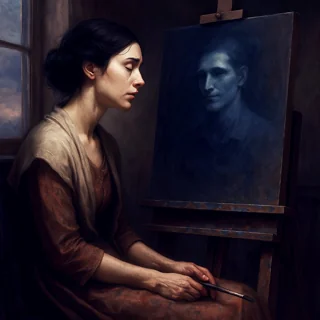 لوحة عبرت بين عالمين - قصة قصيرة