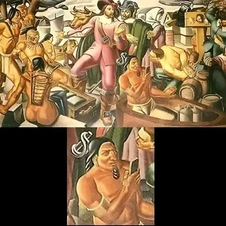 لوحة فنية - دليل على سفر عبر الزمن