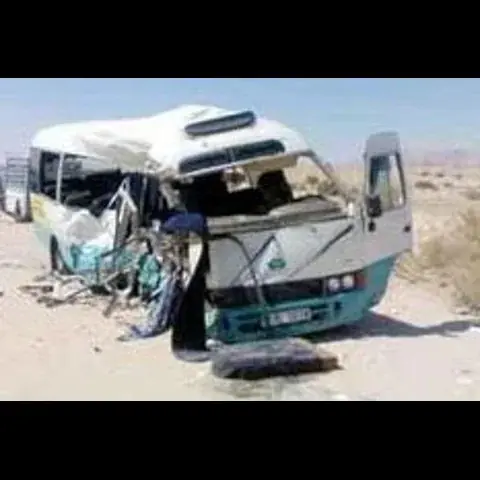 حادثة الباص الذي أقل 25 راكباً على طريف إربد-عجلون