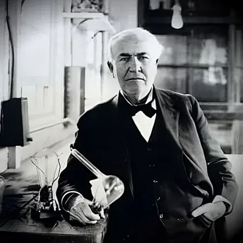 أديسون في معمله