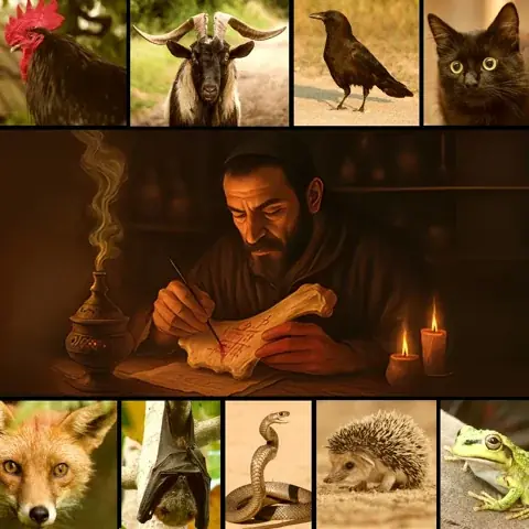 الحيوانات المستخدمة في أعمال السحر وأغراضها