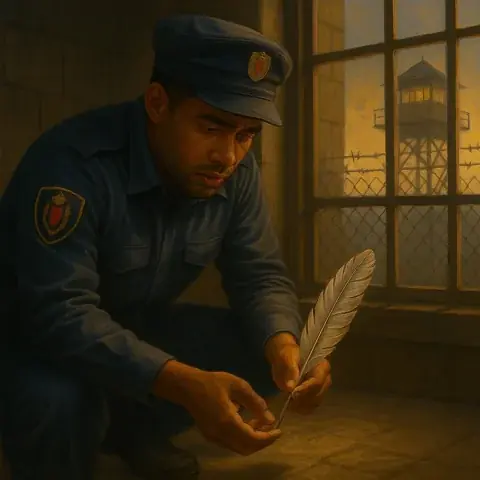 الريشة التي همس بها الغيب