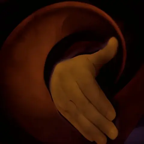 مصافحة الغريب