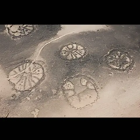 تكوينات عجلات - نازكا الشرق الأوسط