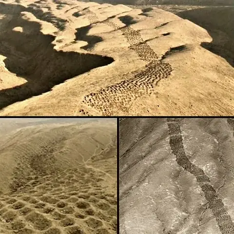 حفر غامضة في صحراء البيرو