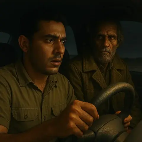 الراكب الغريب على طريق بئر عياط