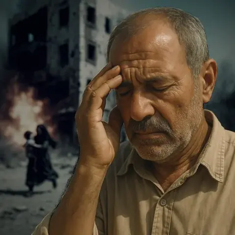 شبح عالق بين الأنقاض