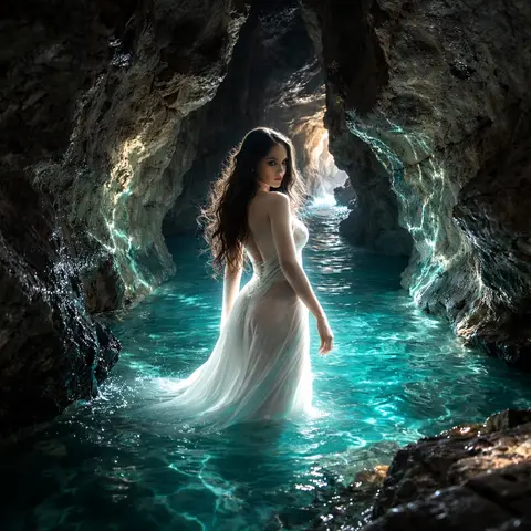 أسطورة الجنية العاشقة في وادي شاب