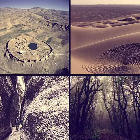 صحراء الجن وبحيرة تخت سليمان في إيران