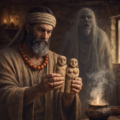 لوح طيني بابلي عن طقس طرد الأشباح