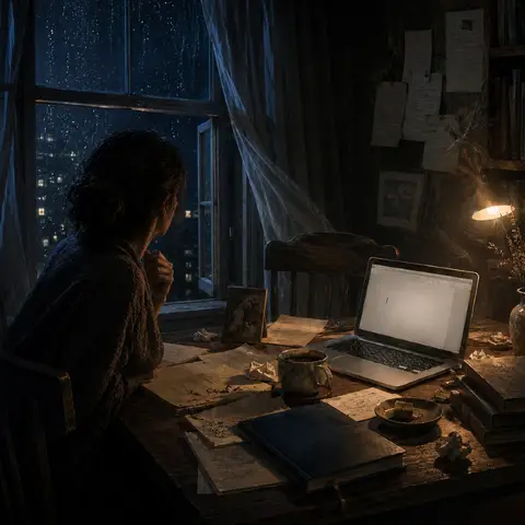 قصة قصيرة درامية تمزج بين الحب والتواصل مع الأرواح