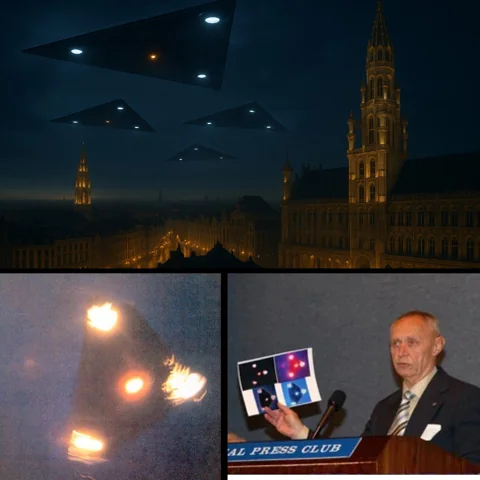 أجسام طائرة مجهولة : موجة  بلجيكا (1989–1990)