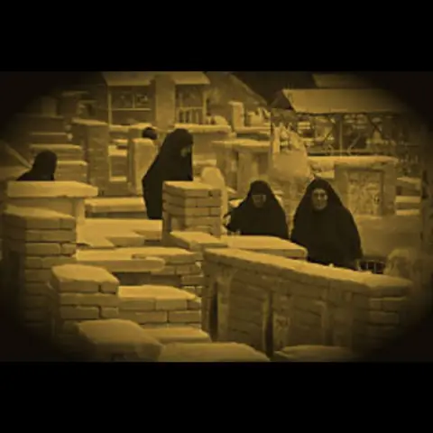 العطشان في المقبرة