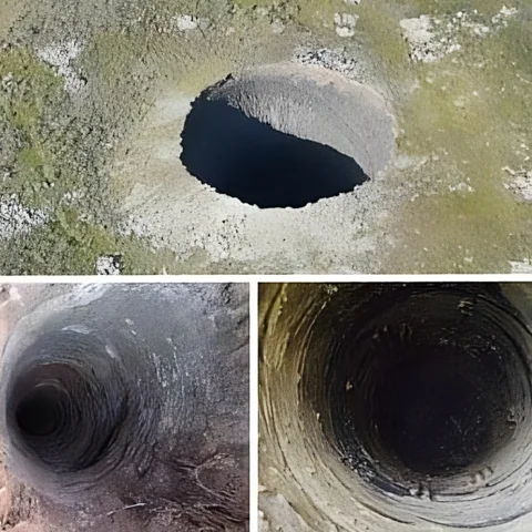  حفر غامضة تظهر فجأة