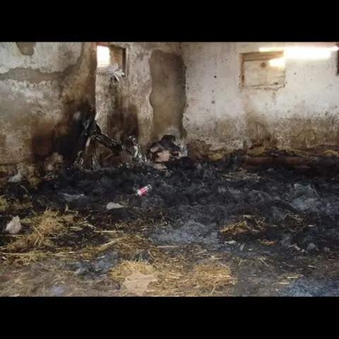 Burning remains,  some calim that fire is set by Jinn , it is a  Poltergiest acivity ?!