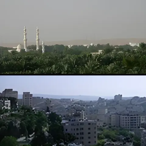 جسم طائرة مجهول شوهد في مدينتي العين و رام الله