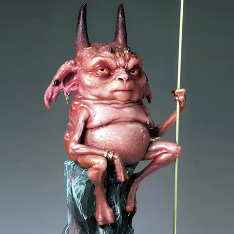 العفريت في عمل فني