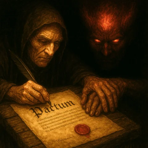 العهد بين الساحر والشيطان