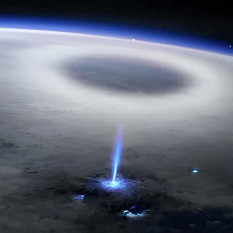 ظاهرة البرق الأرزق في الفضاء