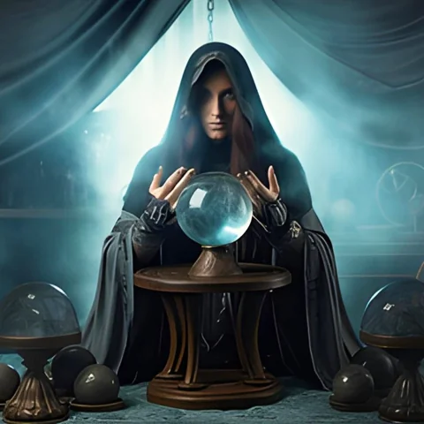 قراءة الطالع من الكرة البلورية